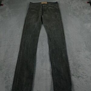 Levis 508 Jeans Mens 30x34 Green Tapered Leg Made Crafted‎ USA Distressed